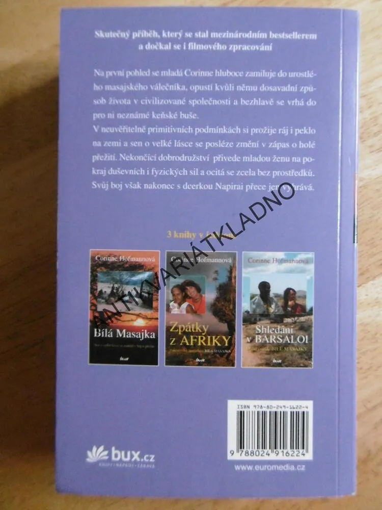 PŘÍBĚH BÍLÉ MASAJKY, BÍLÁ MASAJKA, CORINNE HOFMANNOVÁ, AFRIKA, **an
