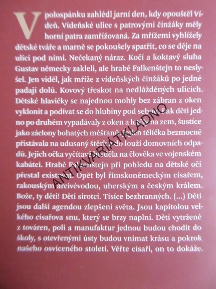 VĚŘTE CÍSAŘI, ANTON HYKISCH, **an
