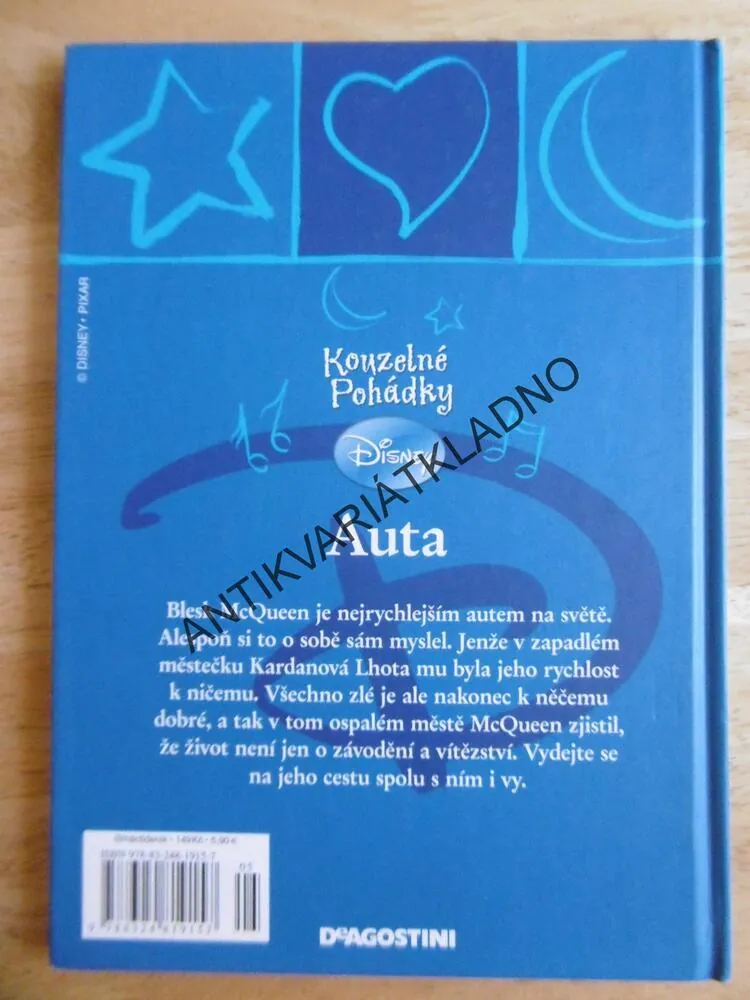 AUTA, CARS, WALT DISNEY, **an