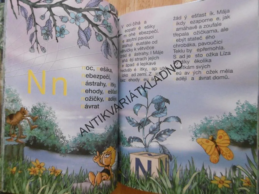 ABECEDA S VČELKOU MÁJOU, VČELKA MÁJA, **an