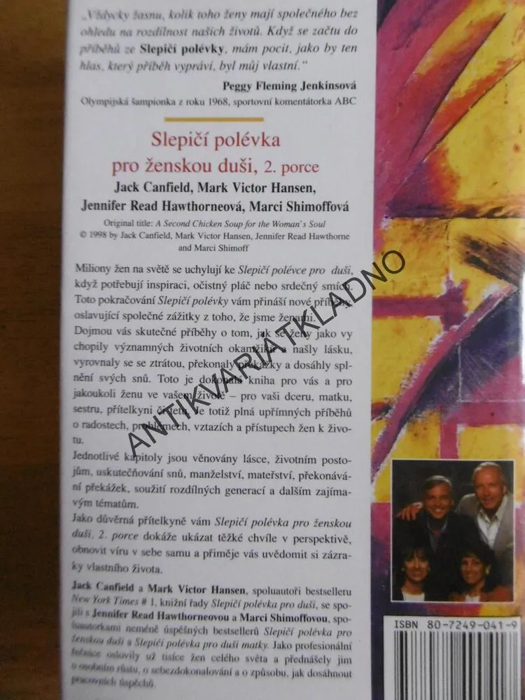 KLASICKÁ SLEPIČÍ POLÉVKA PRO ŽENSKOU DUŠI, 2. PORCE, **an