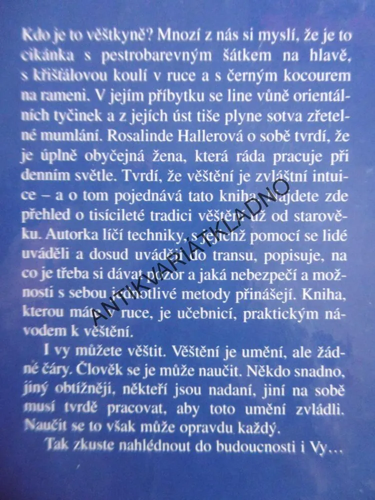 VĚŠTĚNÍ , ROSALINDE HALLER