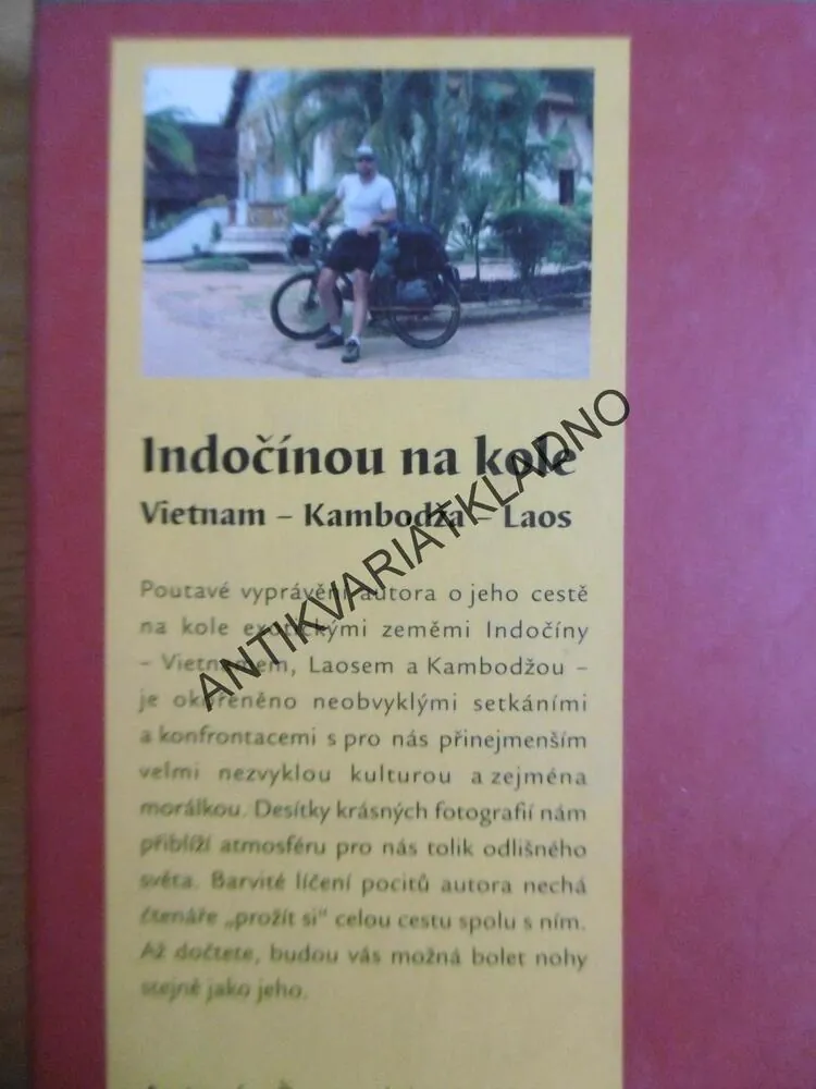 INDOČÍNOU NA KOLE, ANTONÍN ČERVENÝ - autogram, **AN