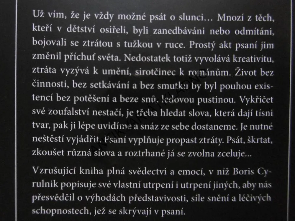 V NOCI JSEM PSAL O SLUNCI, BORIS CYRULNIK, **an