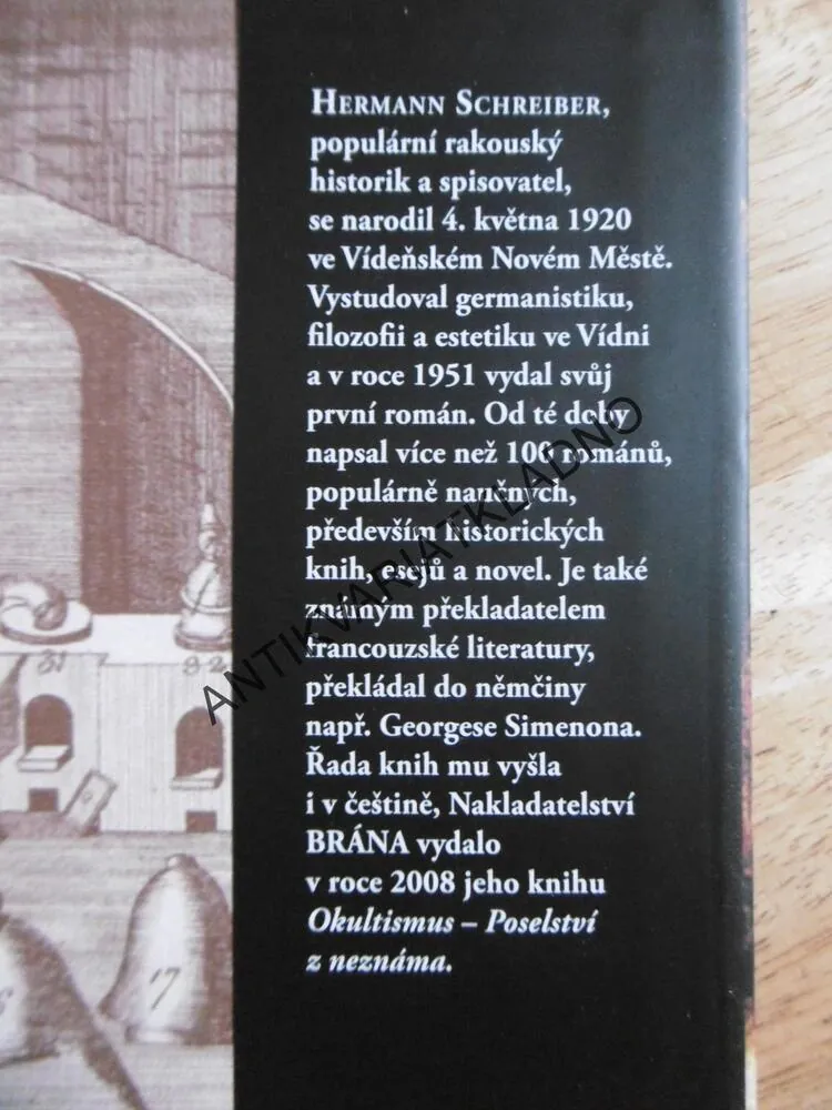 DĚJINY ALCHYMIE, HERMANN SCHREIBER, **an