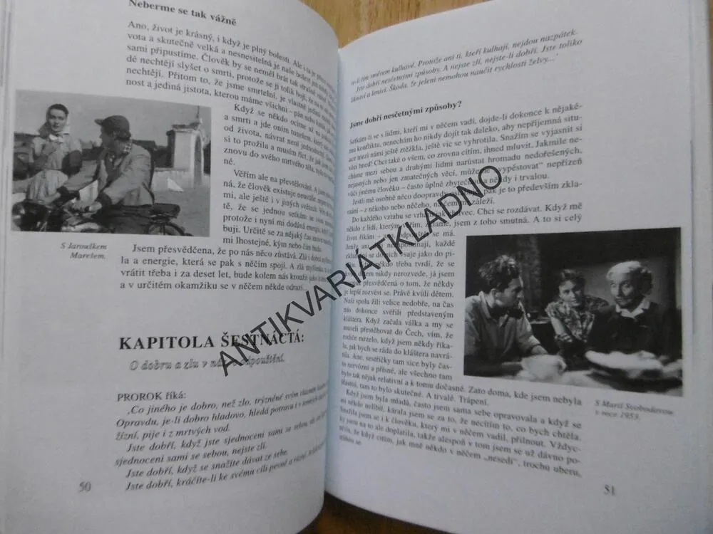 KVĚTA FIALOVÁ, O SOBĚ, **an