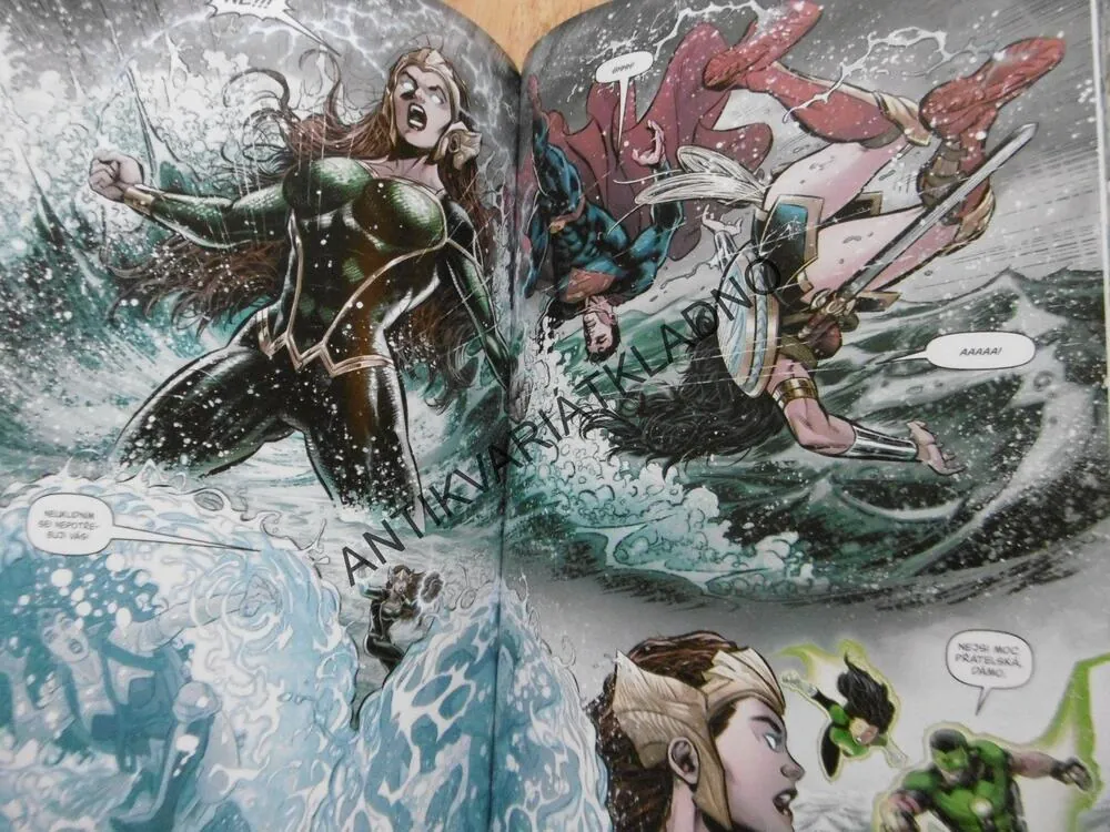 LIGA SPRAVEDLNOSTI, NEKONEČNO, KOMIKS DC, CREW 4., **an