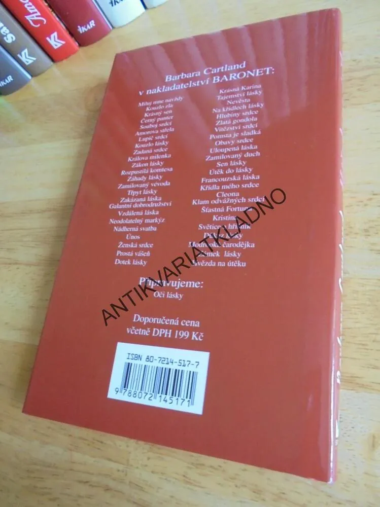 HVĚZDA NA ÚTĚKU, BARBARA CARTLAND, **an