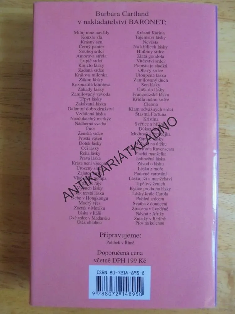 PROS NA KOLENOU, BARBARA CARTLAND
