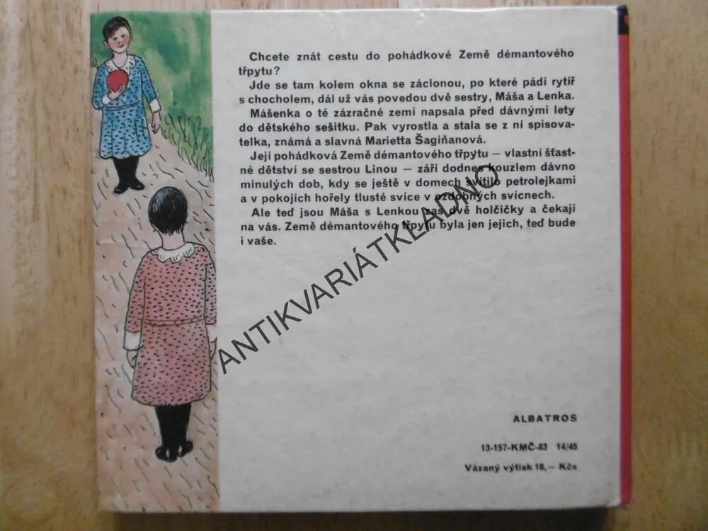 O DVOU SESTRÁCH A POHÁDKOVÉ ZEMI DÉMANTOVÉHO TŘPYTU, MARIETTA ŠAGIŇAVOVÁ, **an