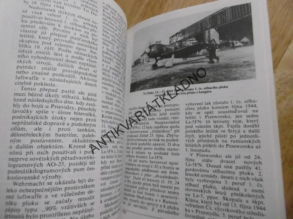 ILUSTROVANÁ HISTORIE LETECTVÍ, FOKKER, LA-5, MIG-15, LA-7, VRANY KRUMBACH, **an