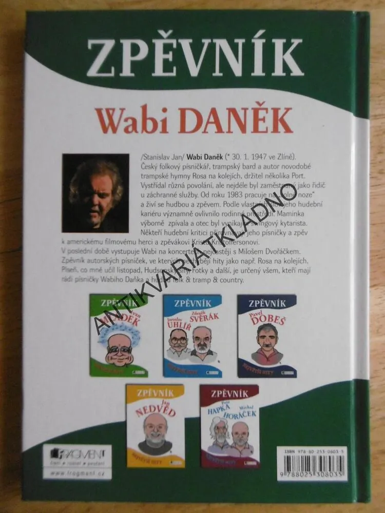 ZPĚVNÍK, NEJVĚTŠÍ HITY WABI DANĚK