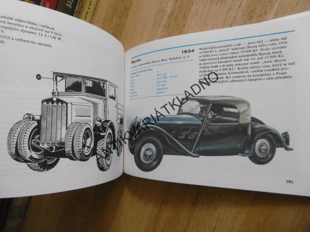 ATLAS NAŠICH AUTOMOBILŮ 3., 1929-1936, ADOLF KUBA, **an