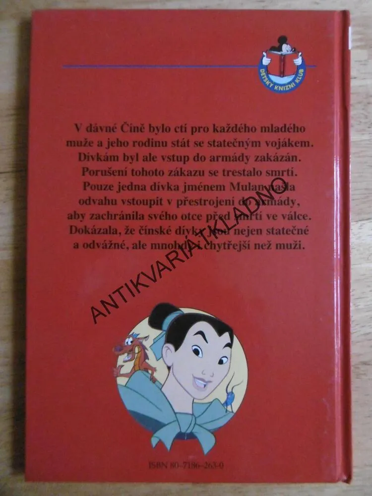 MULAN, WALT DISNEY, **an
