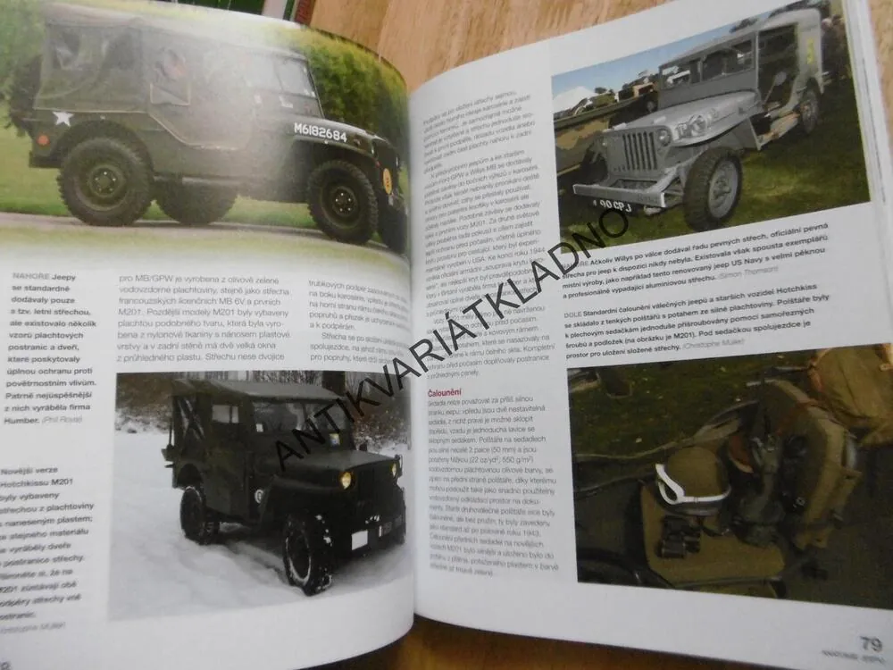 VOJENSKÝ JEEP, TYPY OD ROKU 1940, DOPRAVA, VÁLKA, **an