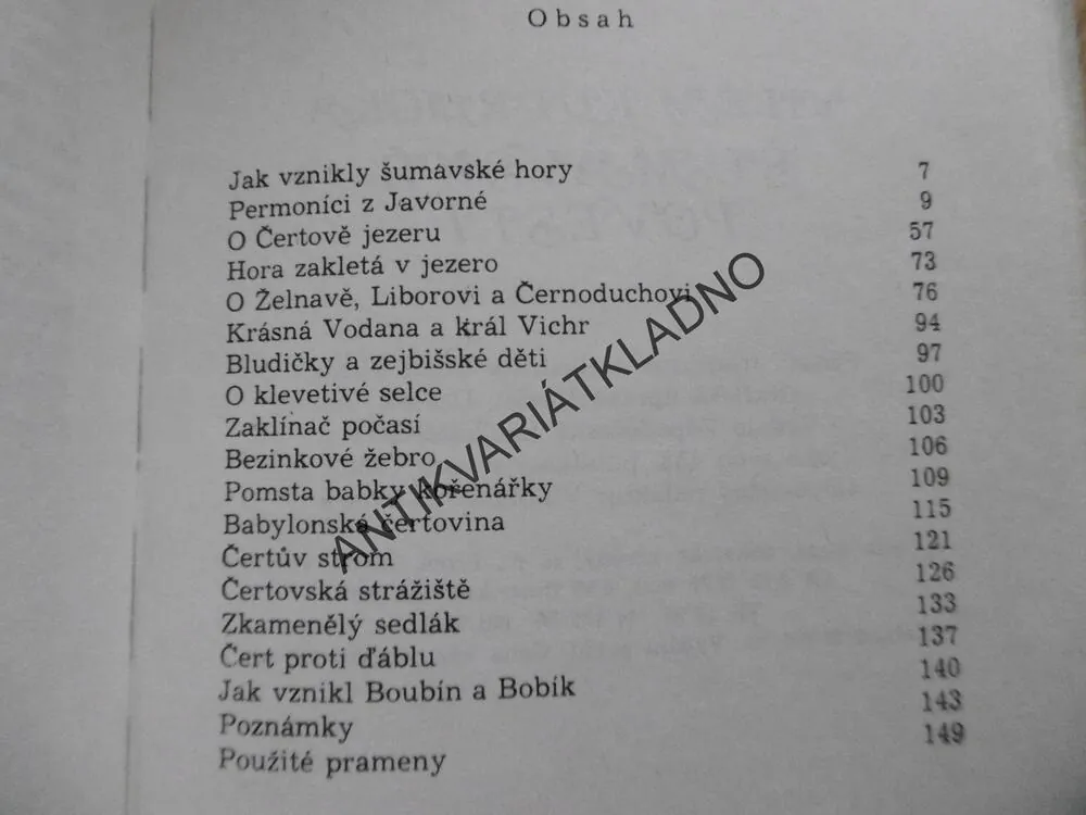 ŠUMAVSKÉ POVĚSTI, VILÉM KUDRLIČKA, **an
