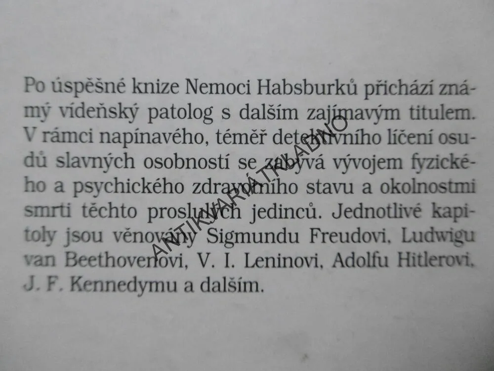 OBYČEJNÉ NEMOCI NEOBEČEJNÝCH, HANS BANKL