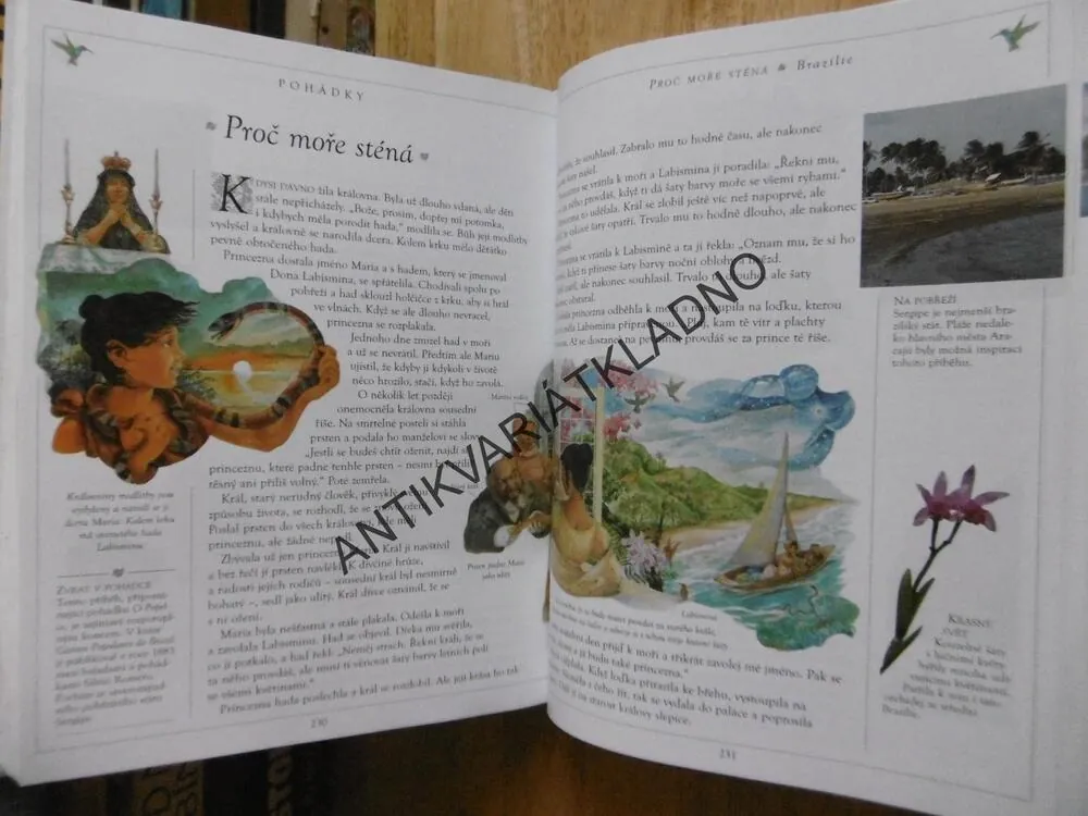 ILUSTROVANÁ KNIHA MÝTŮ, PPOHÁDEK A DOBRODRUŽNÝCH PŘÍBĚHŮ, **an