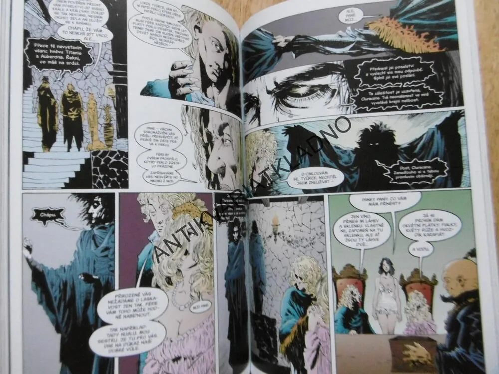 SANDMAN, UDOLÍ MLH, 4.., NEIL GAIMAN, KOMIKS VERTIGO, **an
