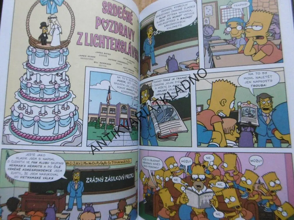 VELKÁ DAREBÁCKÁ KNIHA BARTA SIMPSONA, KOMIKS, **an