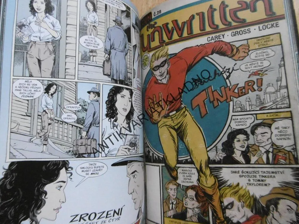 MEZI ŘÁDKY, ZROZENÍ, KOMIKS VERTIGO 5, **an