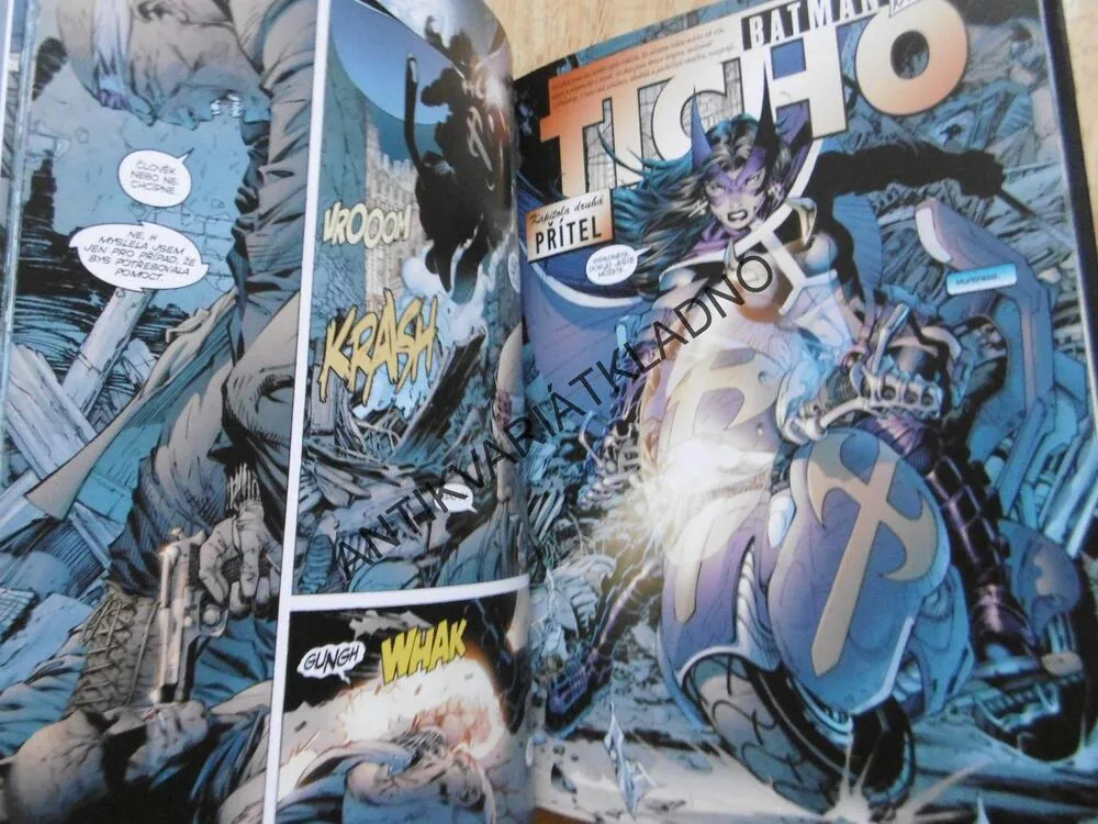 BATMAN , TICHO, KNIHA PRVNÍ, DC COMICS, KOMIKS, **an