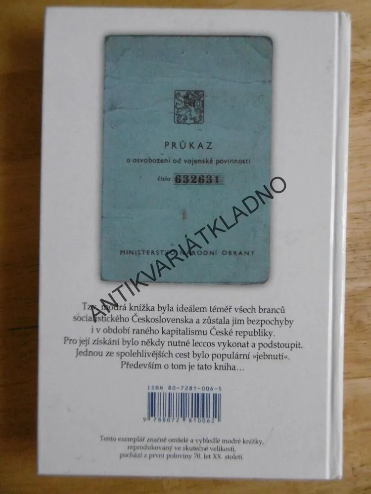 MODRÁ KNÍŽKA ANEB JEBLO MU, MICHAL WERNISCH, VLADIMÍR RENČÍN, **an