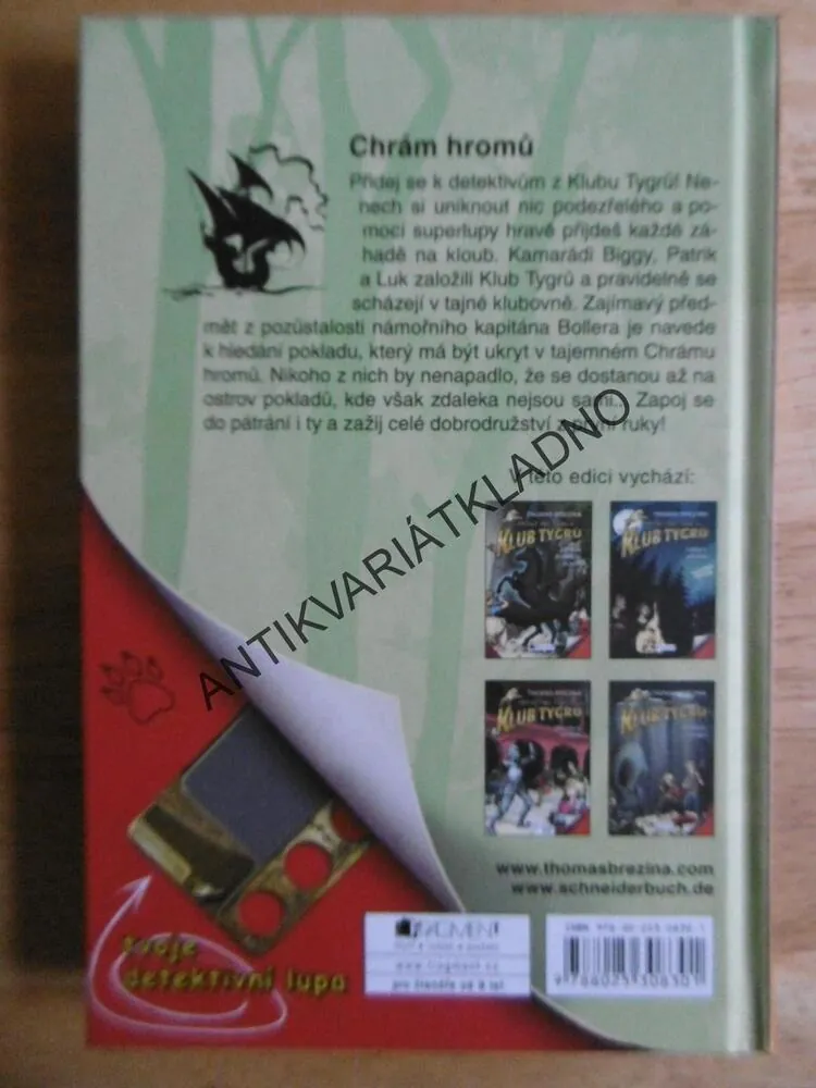 KLUB TYGRŮ, THOMAS BREZINA, CHRÁM HROMŮ, VČ.LUPY, **an
