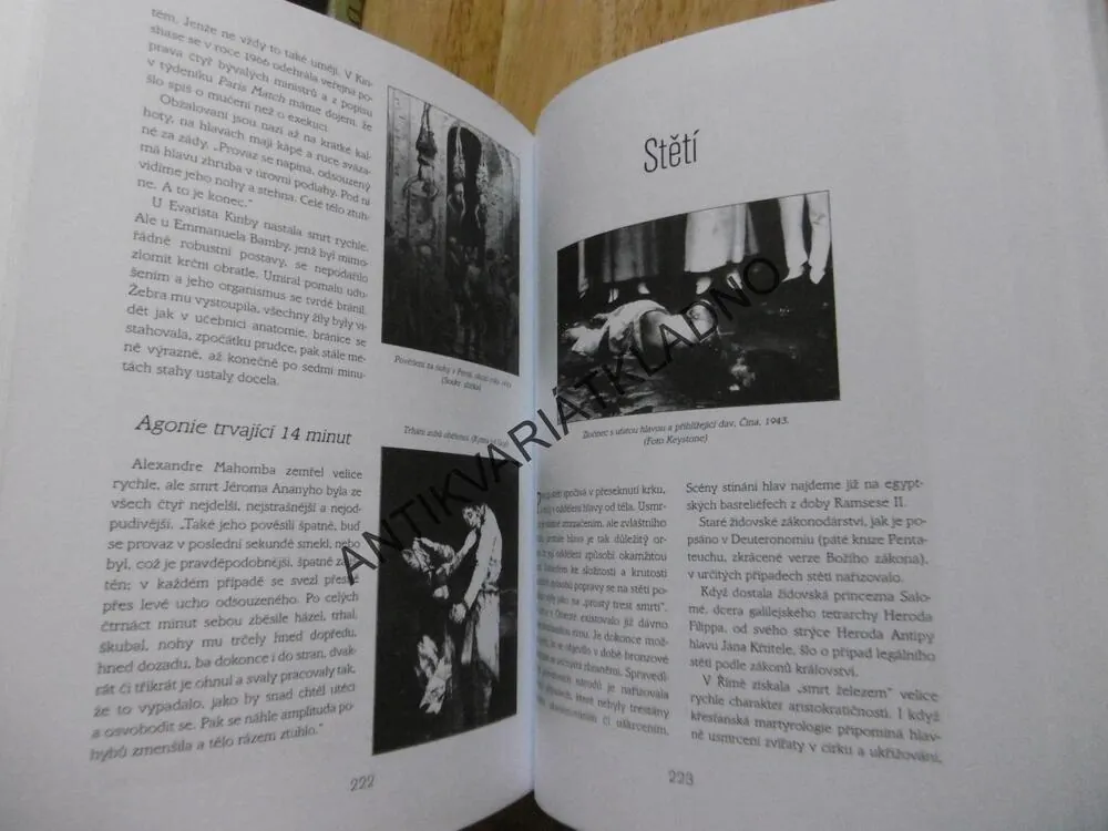 HISTORIE TRESTU SMRTI, MARTIN MONESTIER, **an