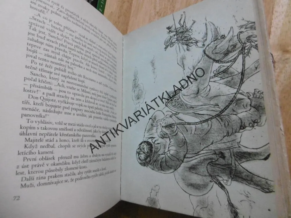 PŘÍBĚHY DONA QUIJOTA, JAROMÍR JOHN, CERVANTES, FRANTIŠEK TICHÝ, 1941, **an