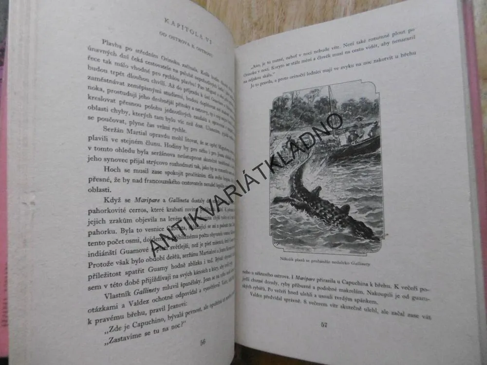 NA VLNÁCH ORINOKA, JULES VERNE, 1959, **an
