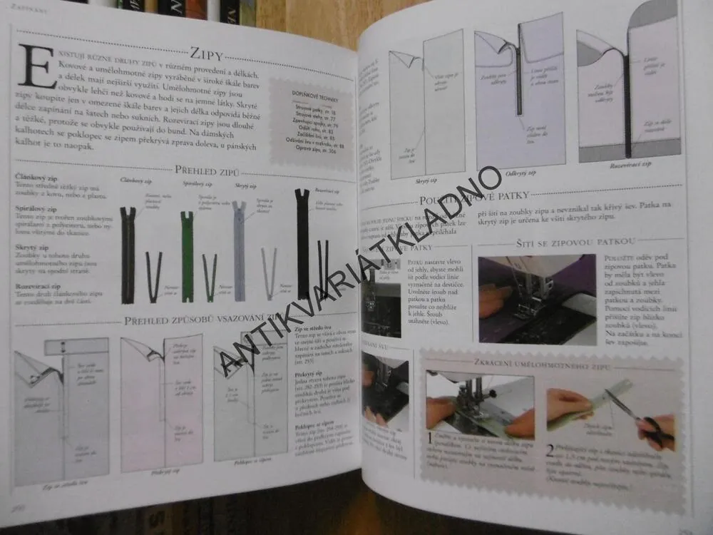 ENCYKLOPEDIE ŠITÍ, PRAKTICKÝ PRŮVODCE TECHNIKAMI ŠITÍ, **an