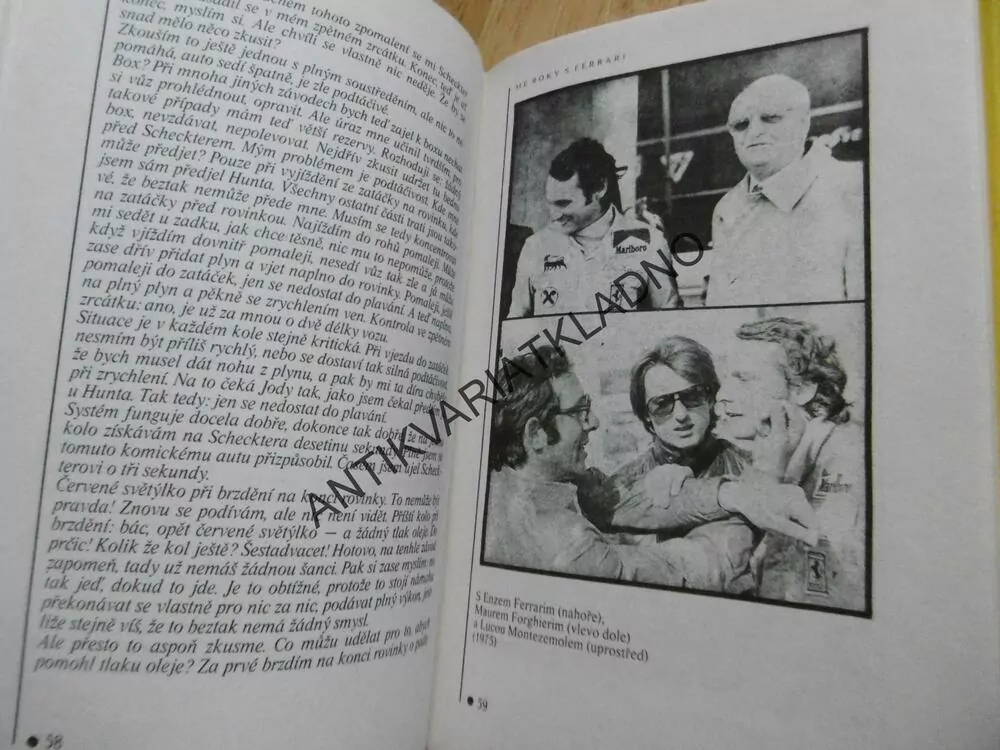 NIKI LAUDA, MÉ ROKY S FERRARI , ZÁVODY FORMULE, **an