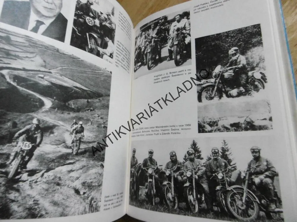 RYCHLÁ KOLA, KNIHA O MOTOCYKLOVÉM SPORTU, NOVOTNÝ, SKOŘEPA **an