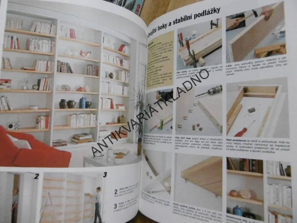 PRÁCE SE DŘEVEM, KNIHA PRO TVOŘIVÉ KUTILY A 1000 NÁPADY, **an