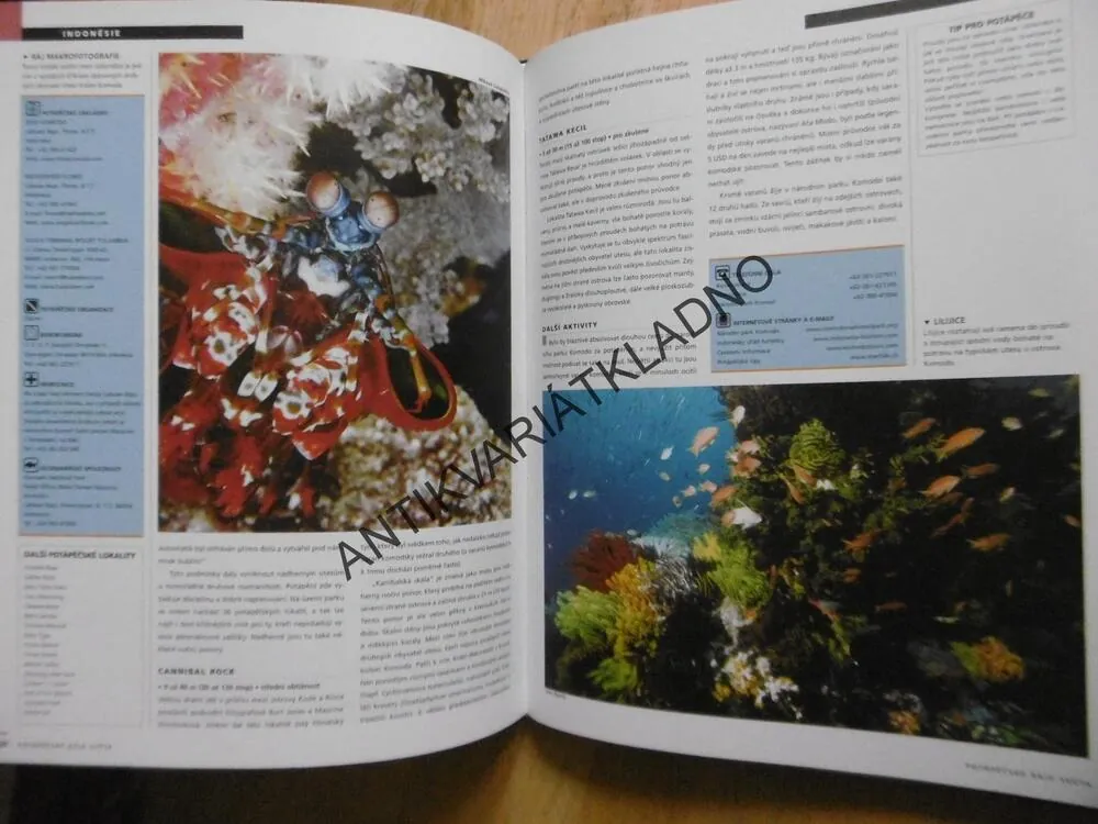 POTÁPĚČSKÉ RÁJE SVĚTA, PRŮVODCE 60 MÍSTY SVĚTA, **an