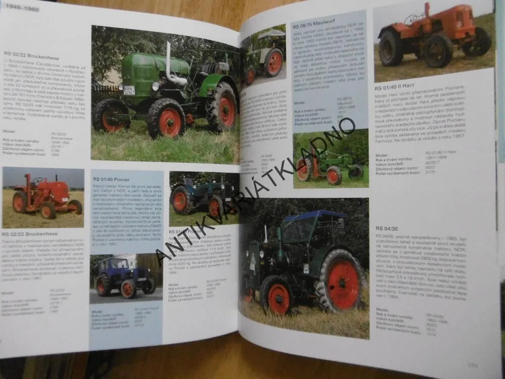 1000 TRAKTORŮ, DĚJINY, KLASIKA, TECHNIKA, **an