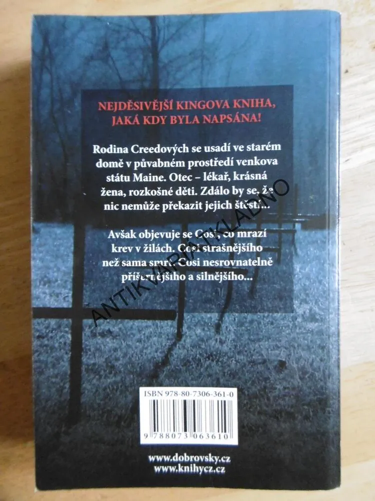 ŘBITOV ZVÍŘÁTEK, STEPHEN KING, **an