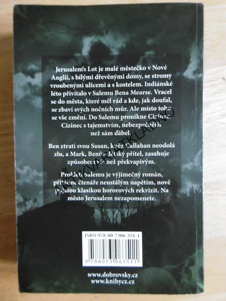 PROKLETÍ SALEMU, STEPHEN KING, **an