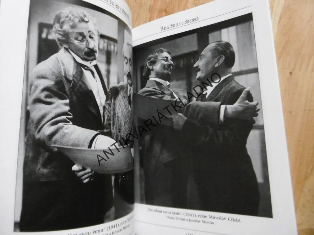VLASTA BURIAN V OBRAZECH, MILAN WOLF, HEREC, FILM, **an