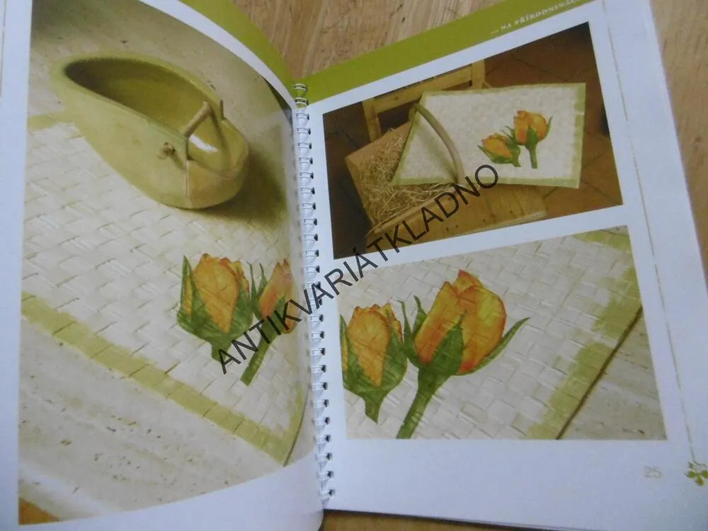 DECOUPAGE, UBROUSKOVÁ TECHNIKA, MARCELA HŮDOVÁ, **an