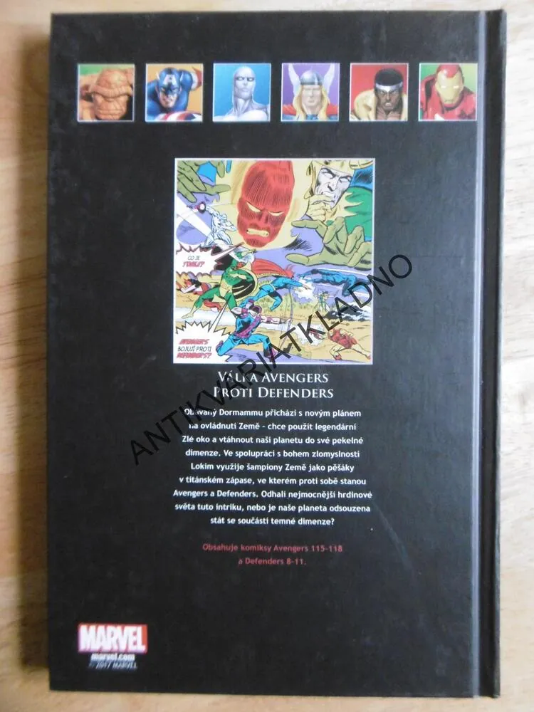 VÁLKA AVENGERS PROTI DEFFENDERS, KOMIKS, MARVEL 110., **an
