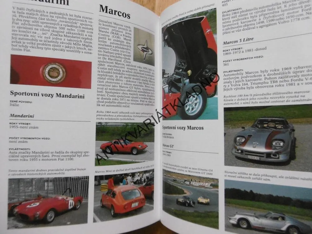 ENCYKLOPEDIE SPORTOVNÍCH VOZŮ, SPORTOVNÍ VOZY 1945-1975, RIVE BOX, **an