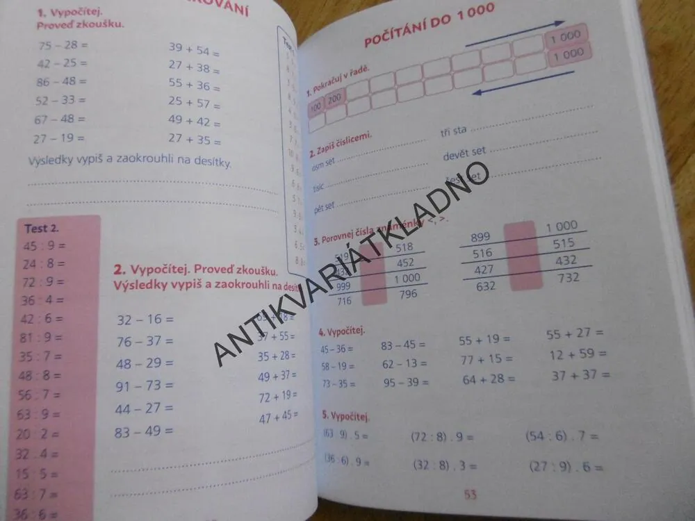 SBÍRKA CVIČENÍ Z MATEMATIKY 1. STUPEŇ ZŠ