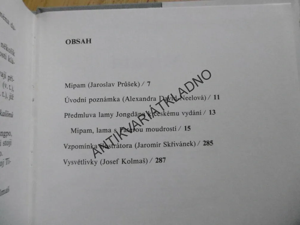 MIPAM LAMA S PATEROU MOUDROSTÍ, LAMA JONGDÄN, **an