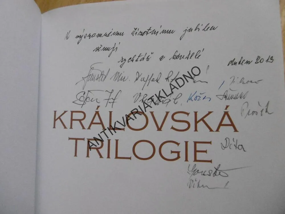 KRÁLOVSKÁ TRILOGIE, ČECHURA, HLAVAČKA, MAUR, MIKULEC, *an
