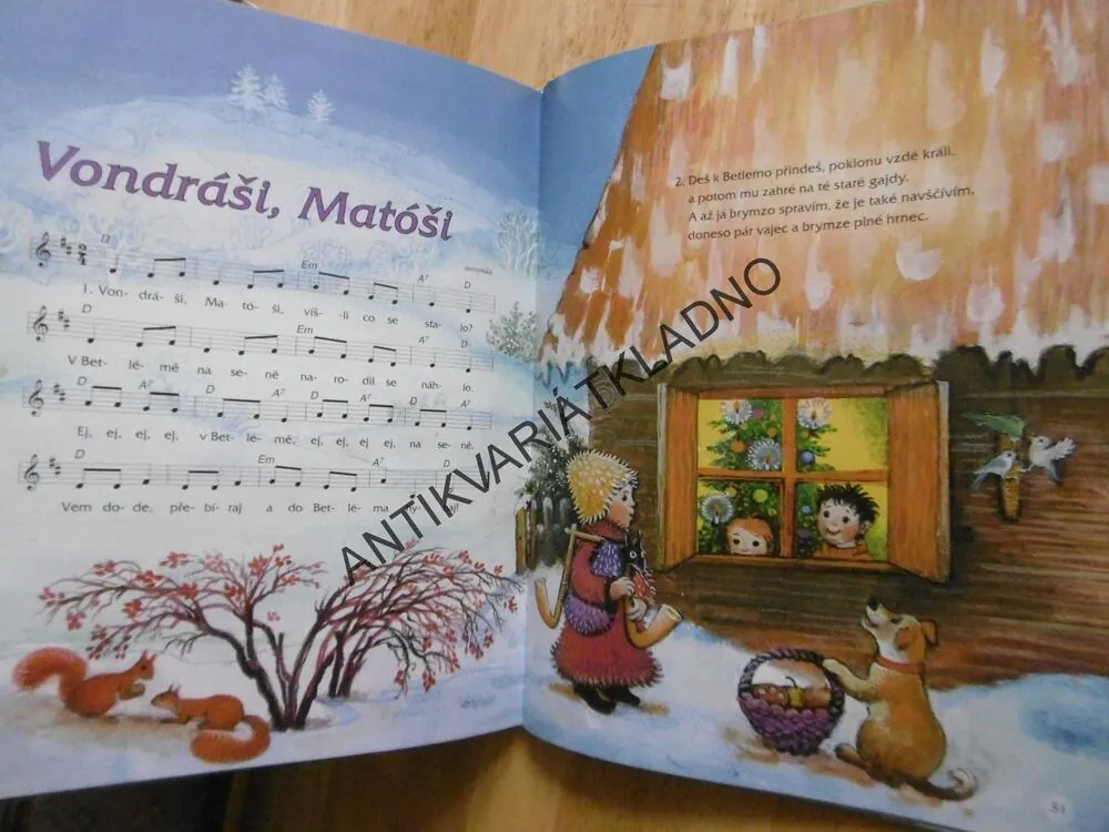 VÁNOČNÍ KOLEDY, S NAHRÁVKAMI A NOTOVÝM ZÁPISEM, POLÍVKA, NEMČÍKOVÁ, **an