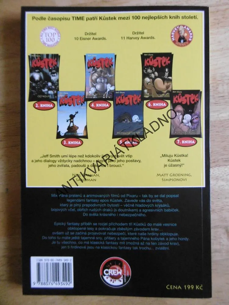 KŮSTEK, VELKÉ KRAVÍ DOSTIHY, JEFF SMITH, KOMIKS, **an