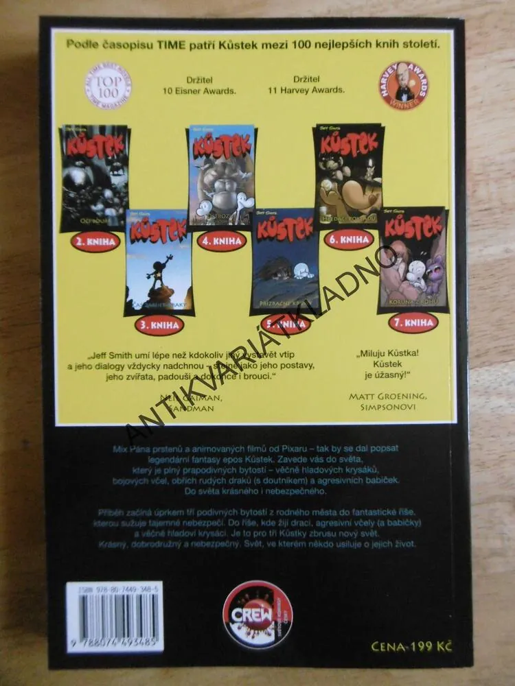 KŮSTEK, ÚTĚK Z KŮSTKOVA, JEFF SMITH, KOMIKS, **an