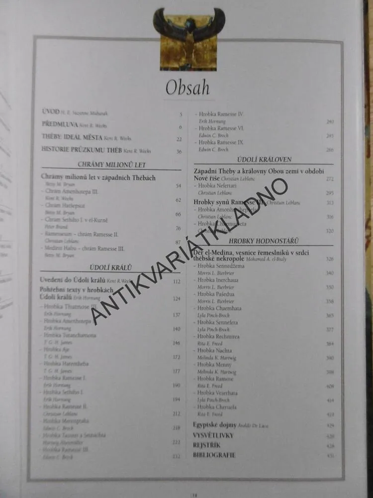 ÚDOLÍ KRÁLŮ, HROBKY A ZÁDUŠNÍ CHRÁMY ZÁPADNÍCH THÉB, **an